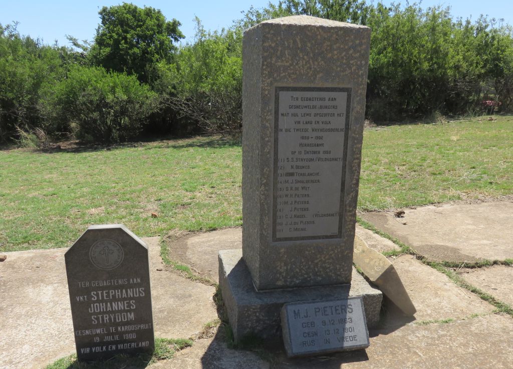 Voortrekker graves boer war